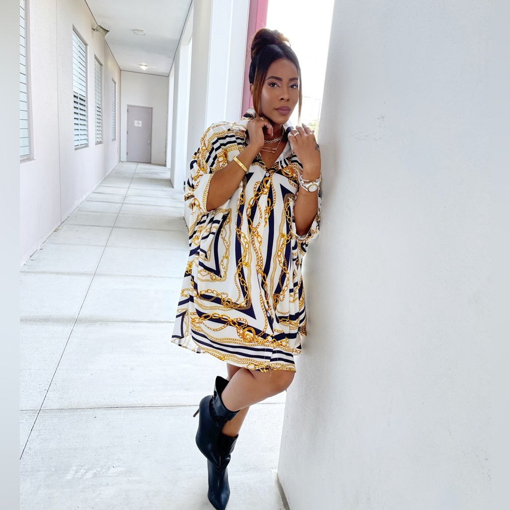Rich Girl Shirt Dress
